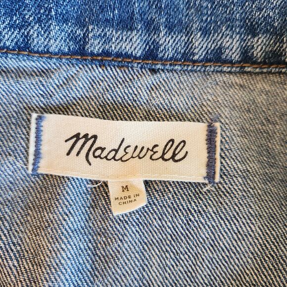 Madewell The Jean Jacket in Pinter Wash Size Medium - Picture 6 of 15